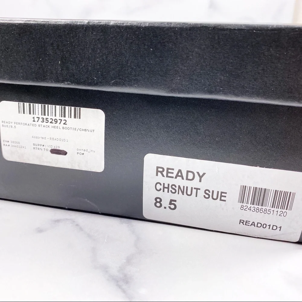 NIB Steven by Steve Madden Ready Stack Heel Open Toe Bootie - Picture 8 of 8